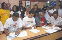 Guadeloupe : l’accord sur les salaires partiellement validé