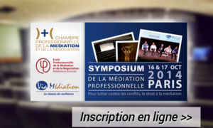Inscription au Symposium de la médiation Inscription au Symposium de la médiation