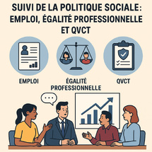 Suivi de la politique sociale : emploi, égalité professionnelle et QVCT Suivi de la politique sociale : emploi, égalité professionnelle et QVCT
