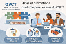 QVCT et obligations de prévention : pourquoi les élus du CSE ne peuvent plus rester en retrait QVCT et obligations de prévention : pourquoi les élus du CSE ne peuvent plus rester en retrait
