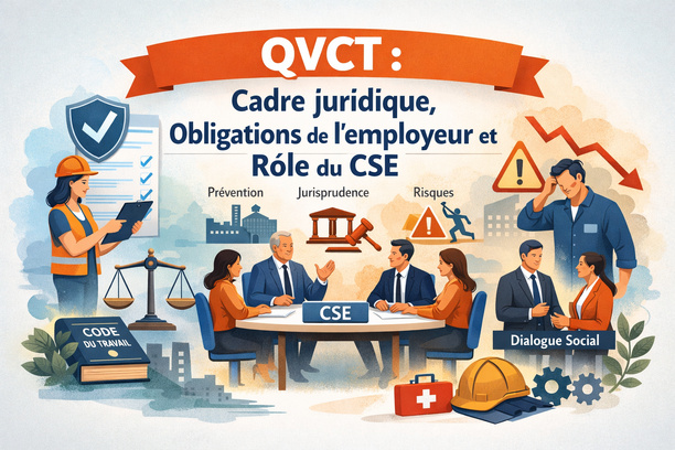QVCT : cadre juridique, obligations de l’employeur et rôle du CSE QVCT : cadre juridique, obligations de l’employeur et rôle du CSE