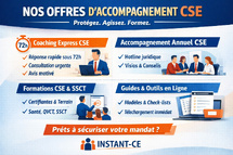 Nos offres d’accompagnement CSE Du droit. Du concret. Des résultats.