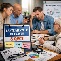 Santé mentale au travail, QVCT et prévention : replacer l’humain au cœur de la stratégie sociale