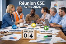 Projet d’ordre du jour – Réunion CSE – Avril 2026