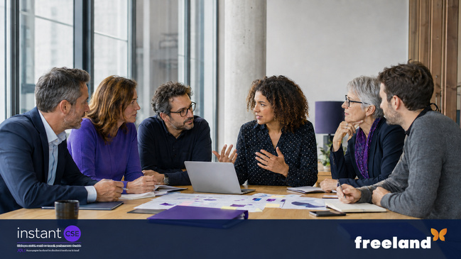 Instant-CSE accompagne les entreprises, les équipes RH et les représentants du personnel pour intégrer le dialogue social et la santé au travail aux projets de transformation.