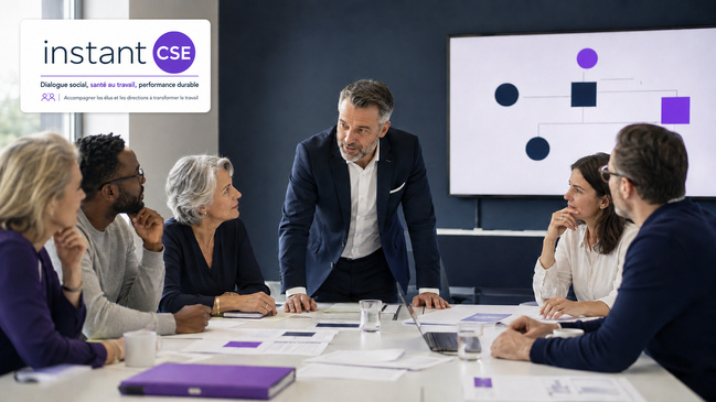 Instant-CSE associe expertise juridique, dialogue social et analyse du travail réel pour accompagner durablement les transformations des organisations.