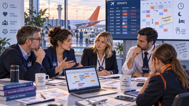 Réunion aéroportuaire pour des horaires plus sereins Réunion aéroportuaire pour des horaires plus sereins