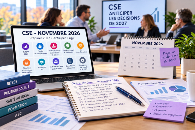 Projet d'ordre du jour CSE – Novembre 2026