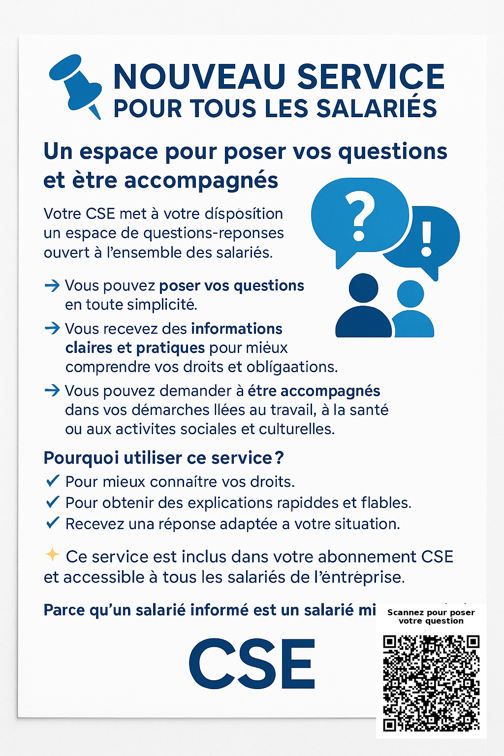 Instant CSE : un service désormais accessible à tous les salariés
