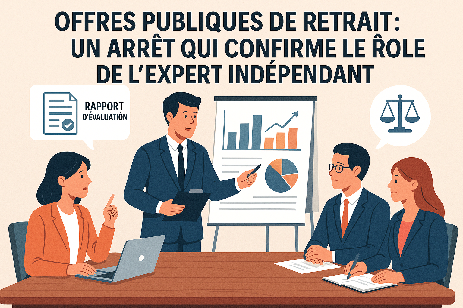 Offres publiques de retrait : un arrêt majeur qui confirme le rôle stratégique de l’expert indépendant