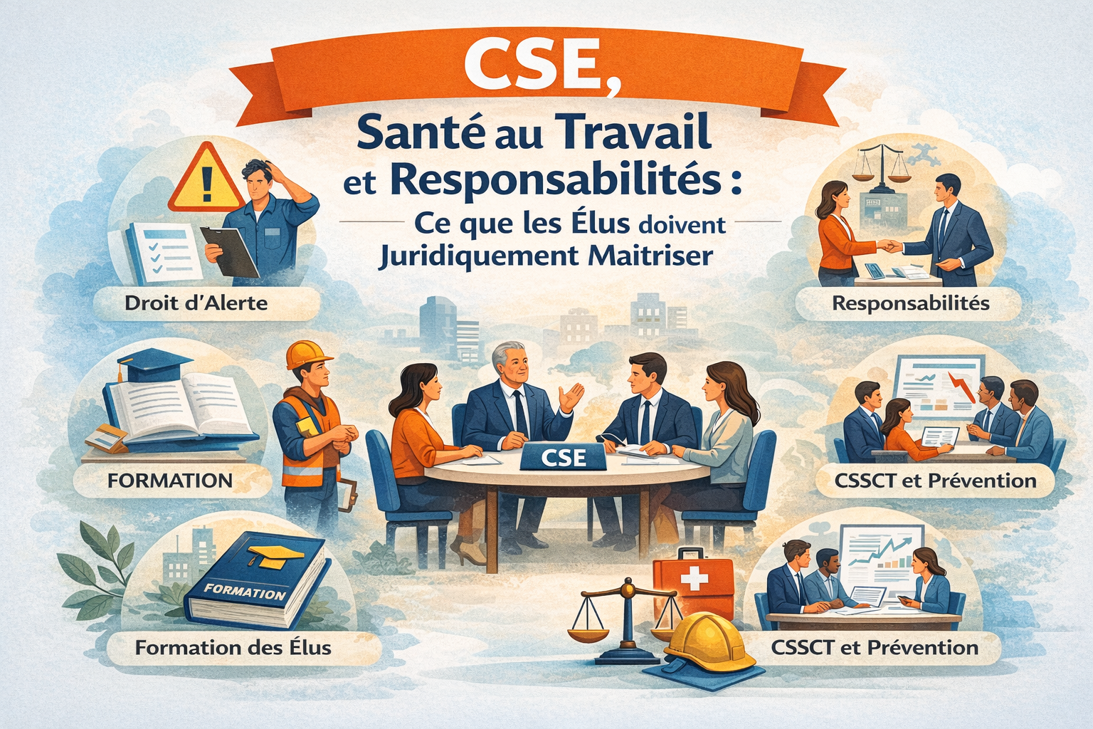 CSE, santé au travail et responsabilités : ce que les élus doivent juridiquement maîtriser