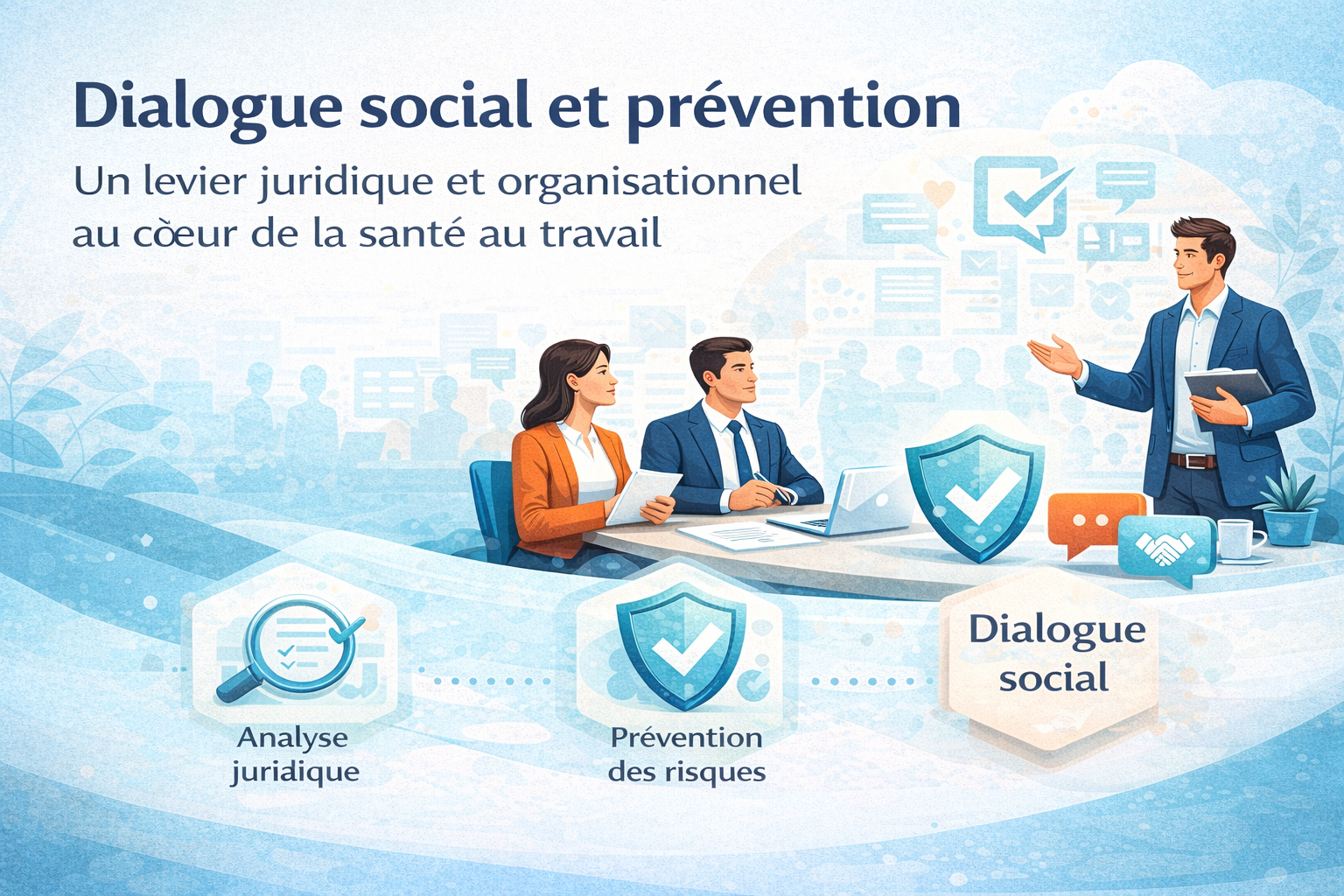 Dialogue social et prévention : un levier juridique et organisationnel au cœur de la santé au travail