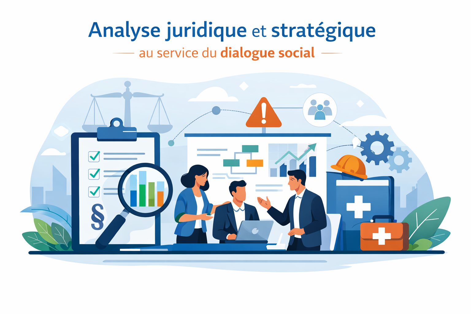 Analyse juridique et stratégique au service du dialogue social