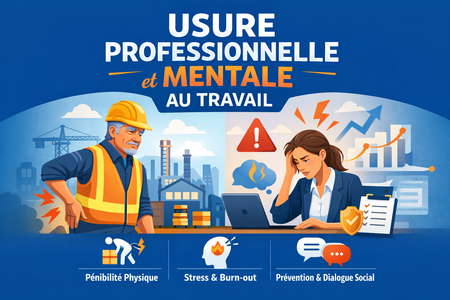 Usure professionnelle : comprendre les nouveaux enjeux pour préserver la santé des salariés… et prévenir l’usure mentale au travail