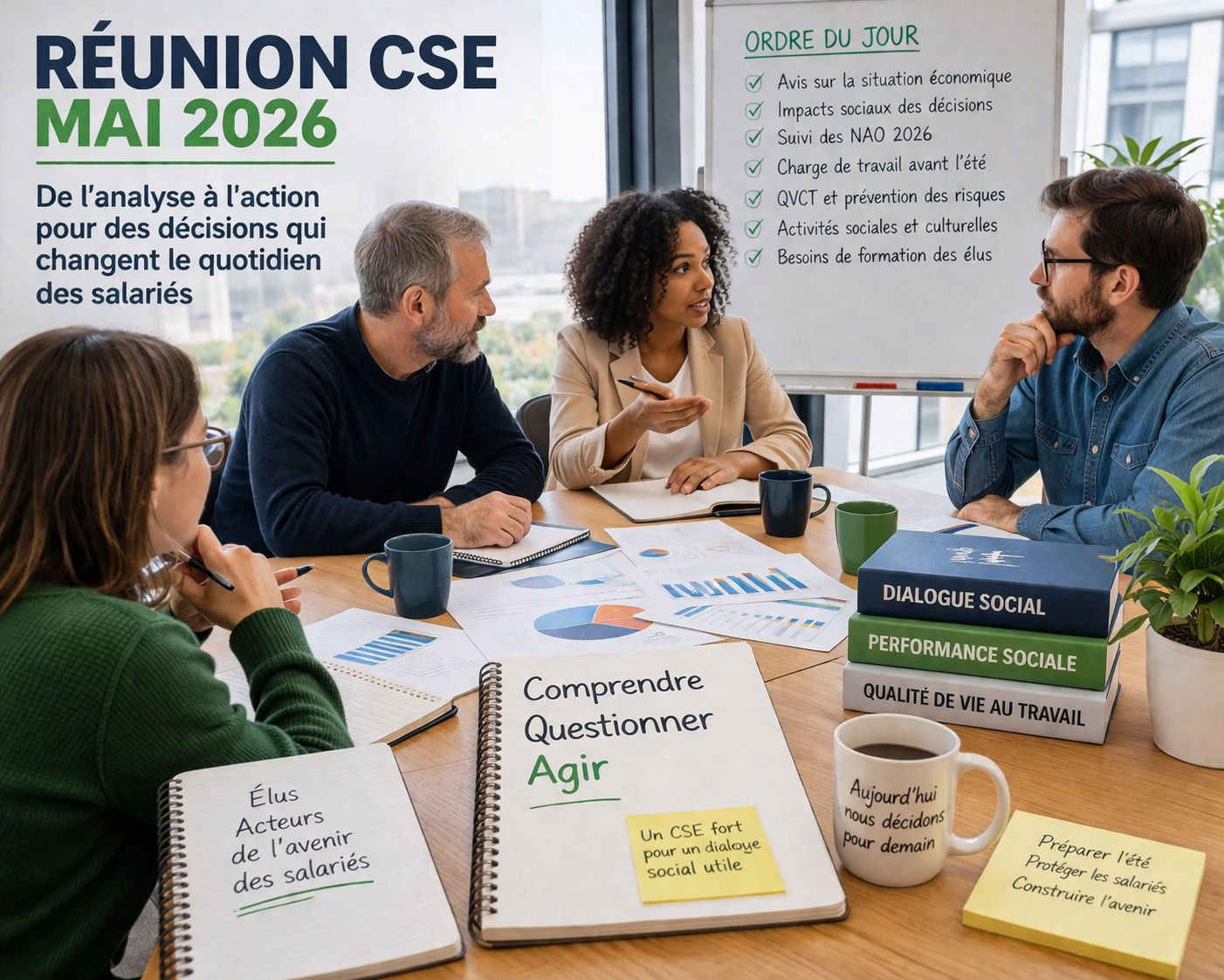 Projet d’ordre du jour – Réunion CSE – Mai 2026