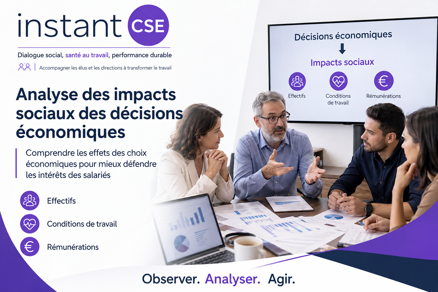 Analyse des impacts sociaux des décisions économiques : un enjeu stratégique pour les élus du CSE
