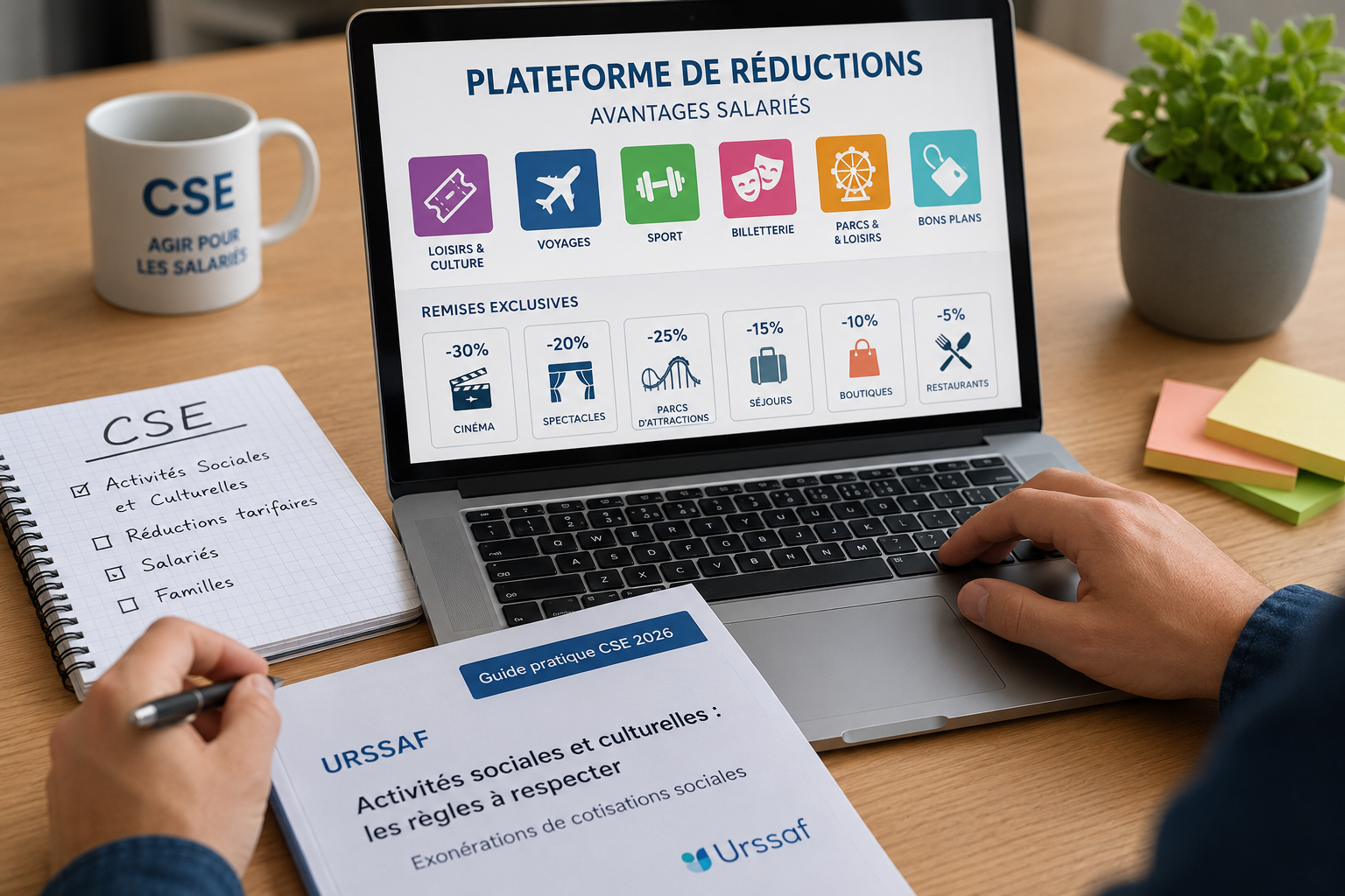 Plateformes de réductions tarifaires : l'Urssaf rappelle les limites des activités sociales et culturelles du CSE