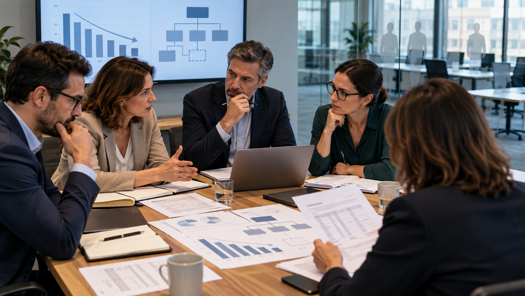 Réunion stratégique sur la réorganisation