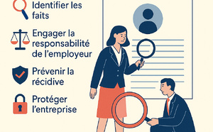 Enquête interne en cas de harcèlement moral, sexuel ou d’agissements sexistes