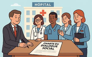 Charte du dialogue social : un outil pour refonder des relations sociales saines dans les hôpitaux
