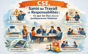 CSE, santé au travail et responsabilités : ce que les élus doivent juridiquement maîtriser