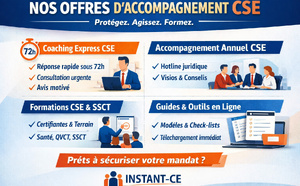 Nos offres d’accompagnement CSE Du droit. Du concret. Des résultats.