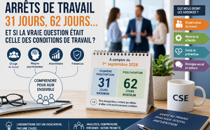 Arrêts de travail : 31 jours, 62 jours… et si la vraie question était celle des conditions de travail ?