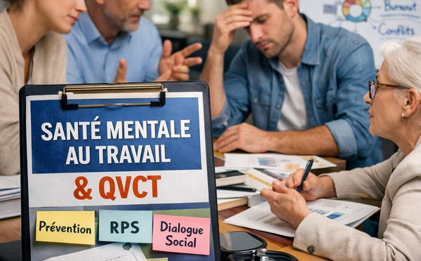 Santé mentale au travail, QVCT et prévention : replacer l’humain au cœur de la stratégie sociale