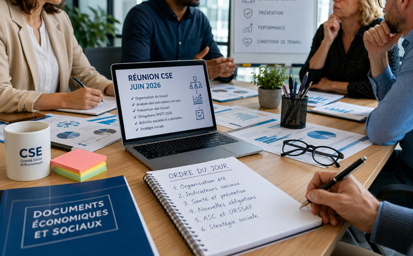 Ordre du jour – Réunion CSE Juin 2026
