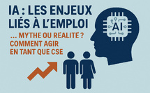 IA : les enjeux liés à l’emploi… mythe ou réalité ? Comment agir en tant que CSE